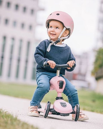Scootandride Kask XXS-S Dla Dziecki 1-5 Lat  Rose