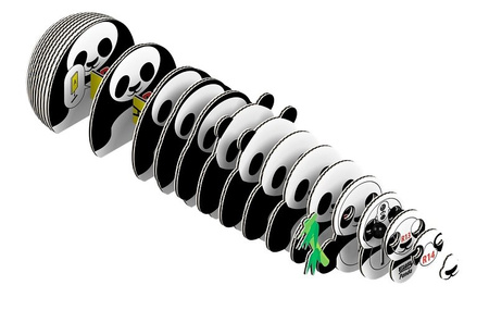 Eugy Eko 3D Układanka Panda