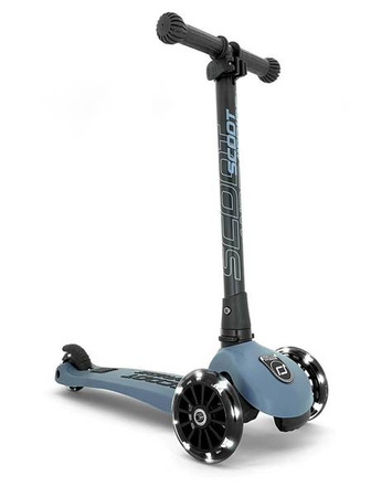 Scootandride Highwaykick 3 LED Hulajnoga Składana ze Świecącymi Kółkami 3+ Steel
