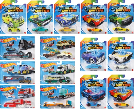 Hot Wheels samochodzik zmieniajacy kolor asort. BHR15 /16