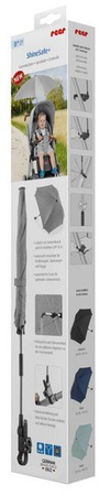 Reer Parasolka Przeciwsłoneczna do Wózka UV50+ Szara