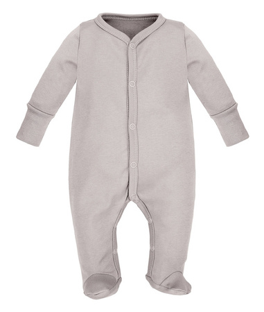 Poofi Pajacyk Rozmiar 56 0-2m Jasny Szary