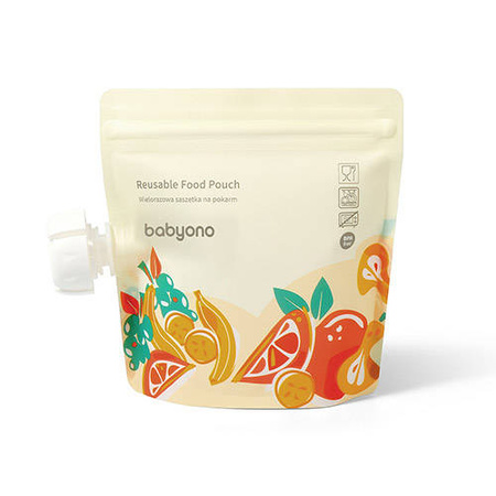 BabyOno Wielorazowe Saszetki Na Pokarm 150ml 1467