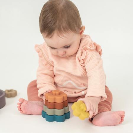 Olmitos Wieża Silikonowa Kwiatki Wielokolorowa