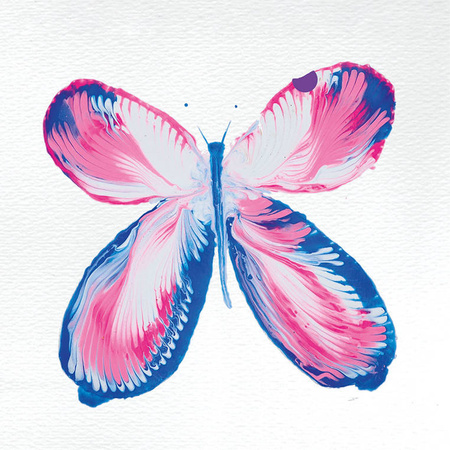 Janod Zestaw kreatywny Malowanie łańcuszkiem Pouring painting Kwiaty I love creativity 8+