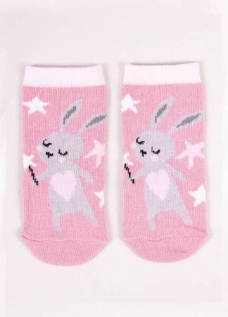 Yoclub! Skarpety Wzorzyste Dziewczęce 3-6 m