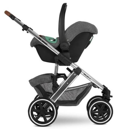 ABC Design Salsa 4 Air Wózek Głęboko-spacerowy + Tulip Fotelik Samochodowy 0-13 kg Diamond Edition - Asphalt