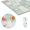 Kinderkraft Luno Shapes Mata Piankowe Puzzle Mint