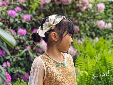 Souza! Sukienka wizytowa tiulowa z rękawami Dorianne 8-10 lat