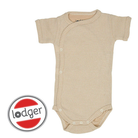 Lodger Body kopertowe niemowlęce krótki rękaw bawełniane beżowe Ciumbelle Ivory r. 80