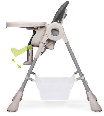 Lionelo Zanna Krzesełko do Karmienia Grey Stone