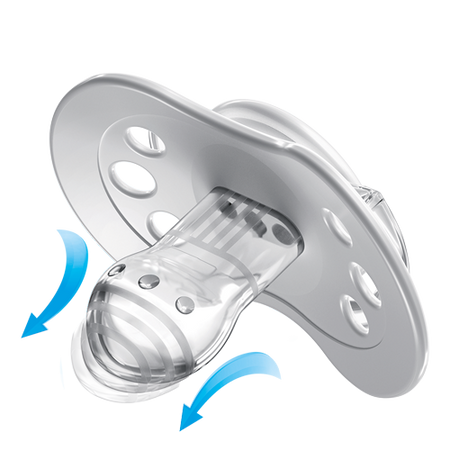 Lovi Dynamiczny Smoczek Uspokajający 18m+ Silikonowy 2szt. 22/875 Botanic Boy