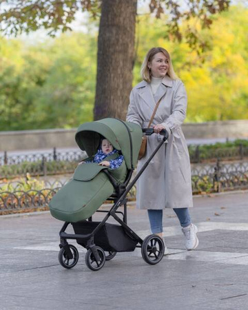 Carrello Alfa 2024 CRL-5508 Wózek Spacerowy Midnight Black
