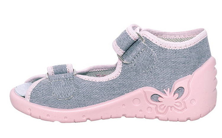 Zetpol Kapcie Dziewczęce Oliwia Szare Rozmiar 21