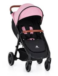 Petite&Mars Street + RWS Stelaż Wózka Spacerowego Oak + Budka Rose Pink