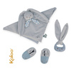 Kaloo Zestaw Prezentowy 3w1 Królik Niebieski Kolekcja Lapinoo