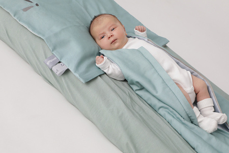 Piapimo SleepSweet Śpiworek Letni 1.0 TOG 3-6 mies. Zielony i Szary