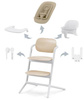 Cybex Lemo Krzesełko Bujaczek Zestaw 5w1 Sand White