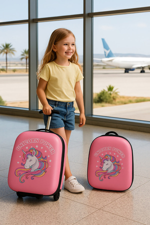 Marko Zestaw Walizek Podróżnych Na Kółkach Jednorożec