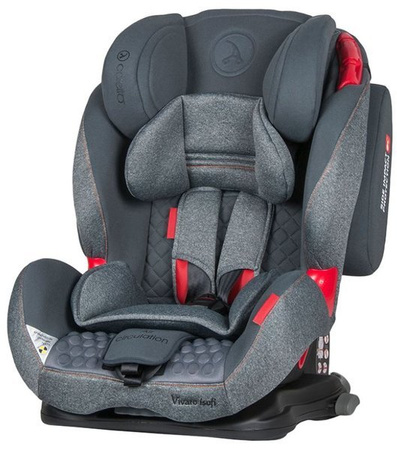 Coletto Vivaro Isofix Fotelik Samochodowy 9-36 kg Szary