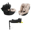 Kinderkraft Zestaw 3w1 Endura Safe Modular System Fotelik Samochodowy 0-36 kg Beżowy