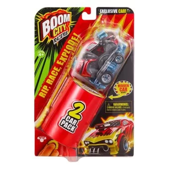 Moose Boom City Racers - Wybuchowy Samochód 2-Pak Zestaw Boom Yah! Seria 1