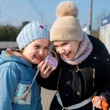 Alilo Pocket Bunny K1 Odtwarzacz MP3 z Bluetooth Fioletowy