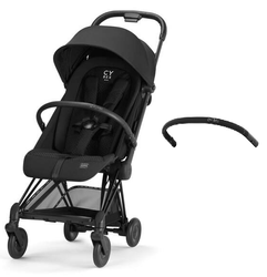 Cybex Coya Wózek Spacerowy Black + Pałąk do Wózka