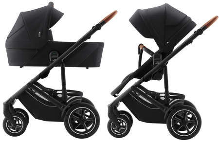 Britax Romer Smile 5Z Wózek Głęboko-Spacerowy Galaxy Black Rama Matt Black