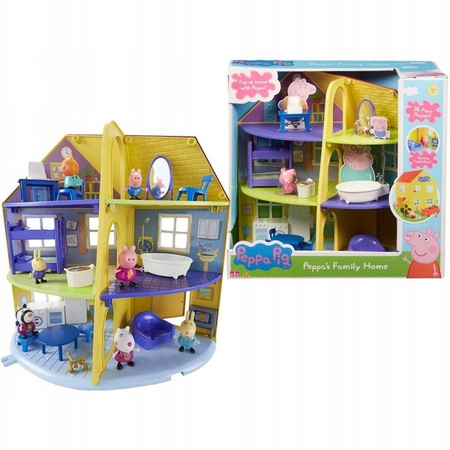 TM TOYS PEPPA ŚWINKA DOMEK RODZINNY PEPPY +FIGURKA