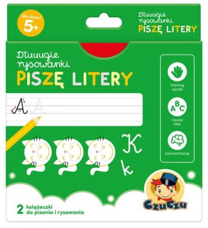 CzuCzu Dłuuugie Rysowanki Pisze Litery