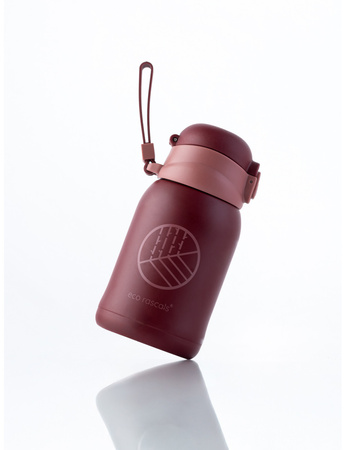 Ecorascals Butelka Na Wodę Burgundowy