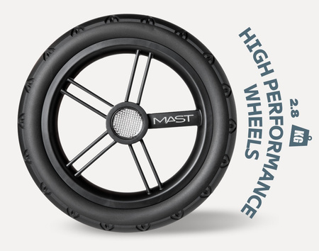 Mast M.Twin x Wózek Bliźniaczy Mast Swiss Design Koła HP Lion