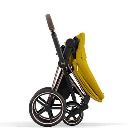 [OUTLET] Cybex Priam 4.0 Mustard Yellow - stelaż Chrome Black