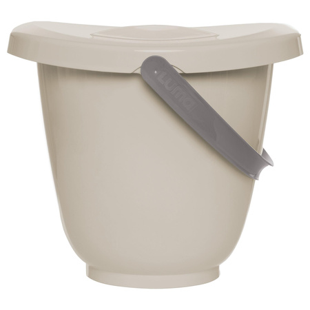 Luma Zestaw Kąpielowy 8 Elementów Wanienka i Akcesoria Almond