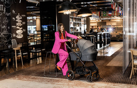 Zokky Ozz Wózek Głęboko-Spacerowy 2w1 Graphit