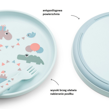 Done by Deer Foodie Zestaw Obiadowy Celebration Blue