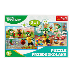 Trel Puzzle 2w1 Rodzina Treflików