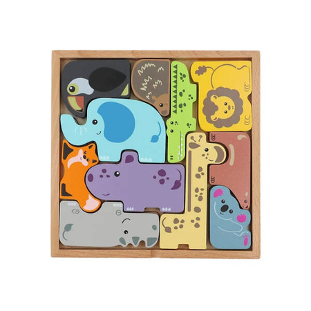Trefl Puzzle Zabawka Drewniana - Zoo Crew 