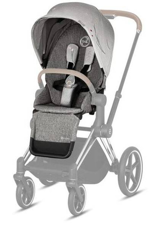 Cybex e-Priam 3.0 Rama ze Stelażem Siedziska + Tapicerka Wózek Spacerowy Koi Crystallized