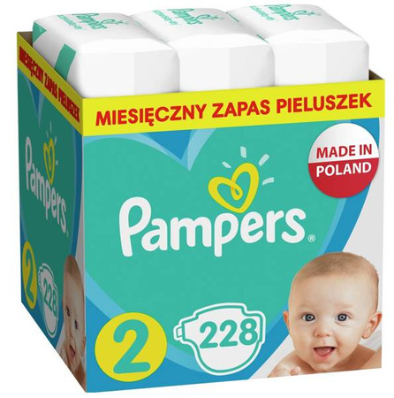 Pampers Active Baby Rozmiar 2  Rozmiar 2 4-8 kg 228 sztuk