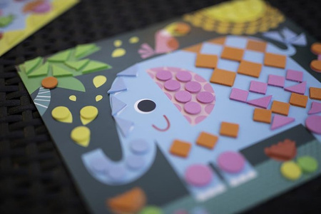 Janod Zestaw kreatywny Mozaika Zwierzęta 3+