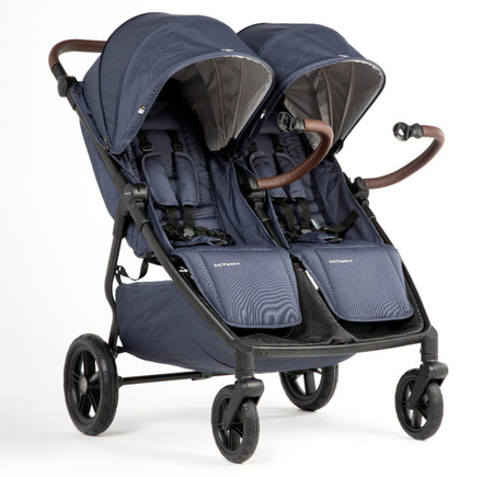 Mast M.Twin x Wózek Bliźniaczy Mast Swiss Design Koła Light Blueberry