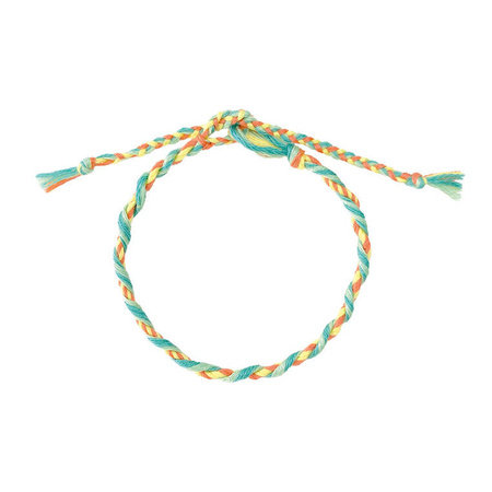 Janod Zestaw kreatywny do tworzenia biżuterii Tęczowe bransoletki 30 szt. 8+