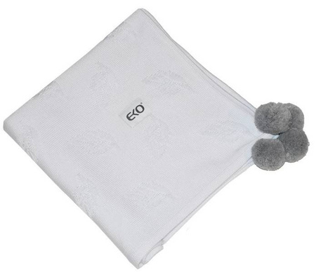 Kocyk Bambusowy Ple-71  PLE-71 BIAŁY