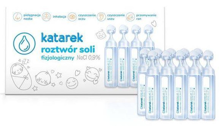 Katarek Ampułki 10x5ml NaCl
