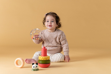Taf Toys Wieża Sensoryczna – Panda do Układania