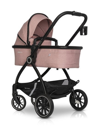 Euro-Cart Crox Pro - Wózek Głęboko-Spacerowy 2w1 Rose