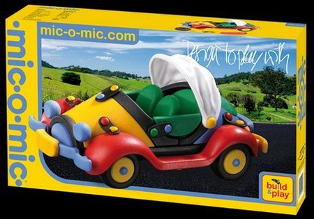 Mic-o-Mic Wesoły Konstruktor - Samochód Sportowy Cabriolet