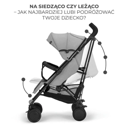 Kinderkraft Siesta Wózek Spacerowy Grey